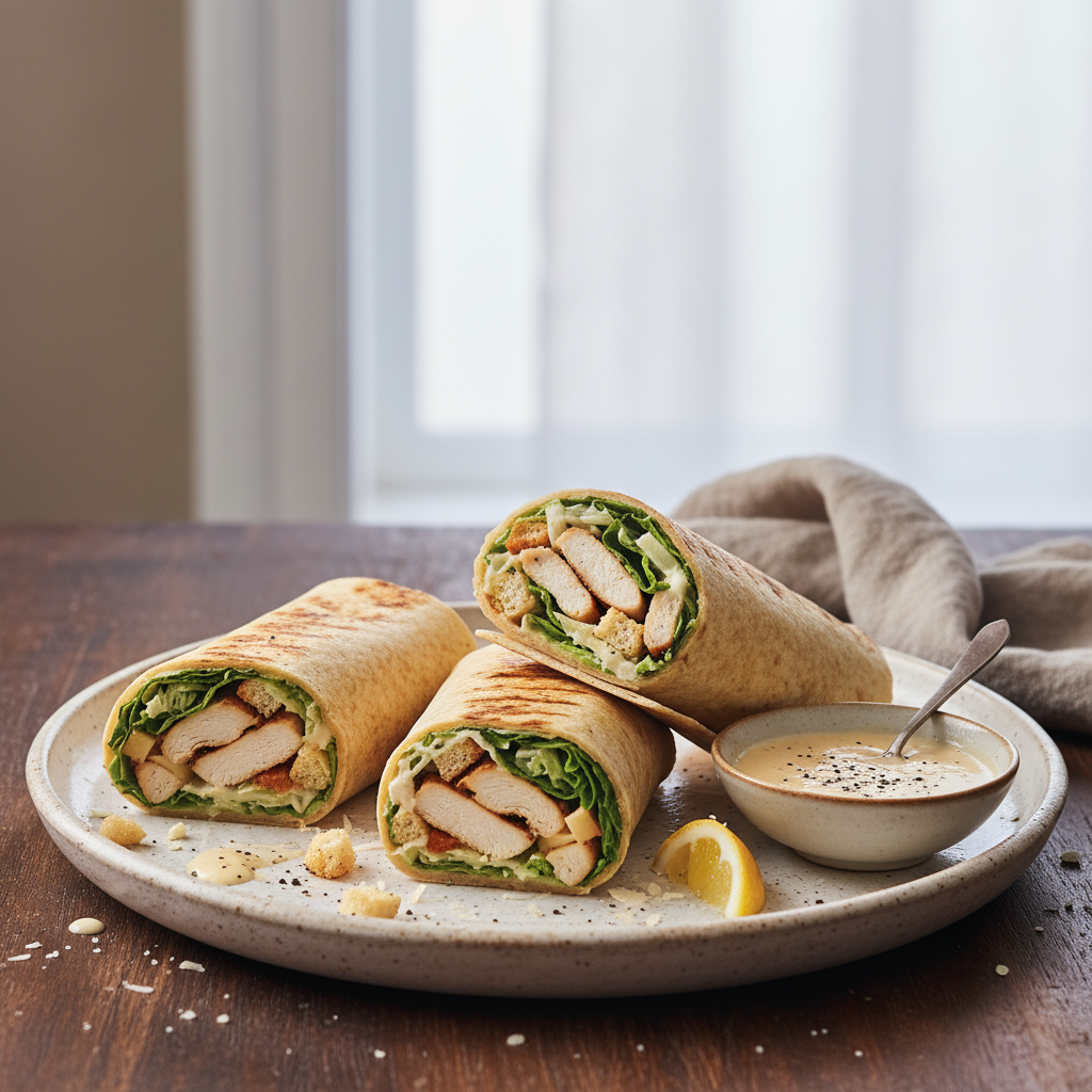 Chicken Caesar Wraps
