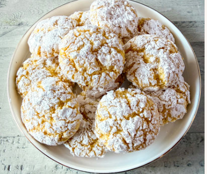 Lemon Cake Mix Cool Whip Cookies