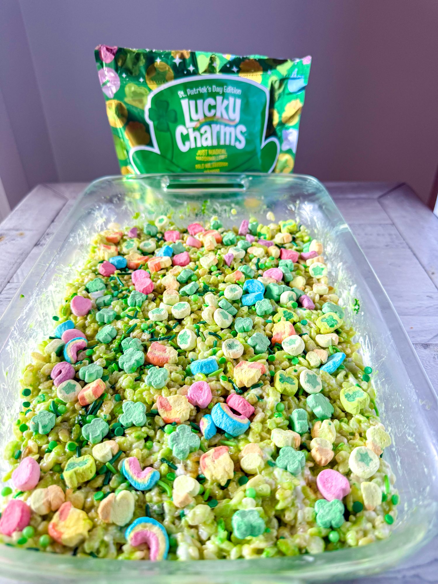 Lucky Charms Rice Krispie Treats