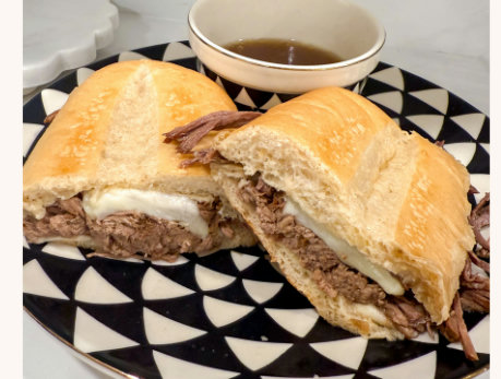 Crockpot French Dip Sandwich