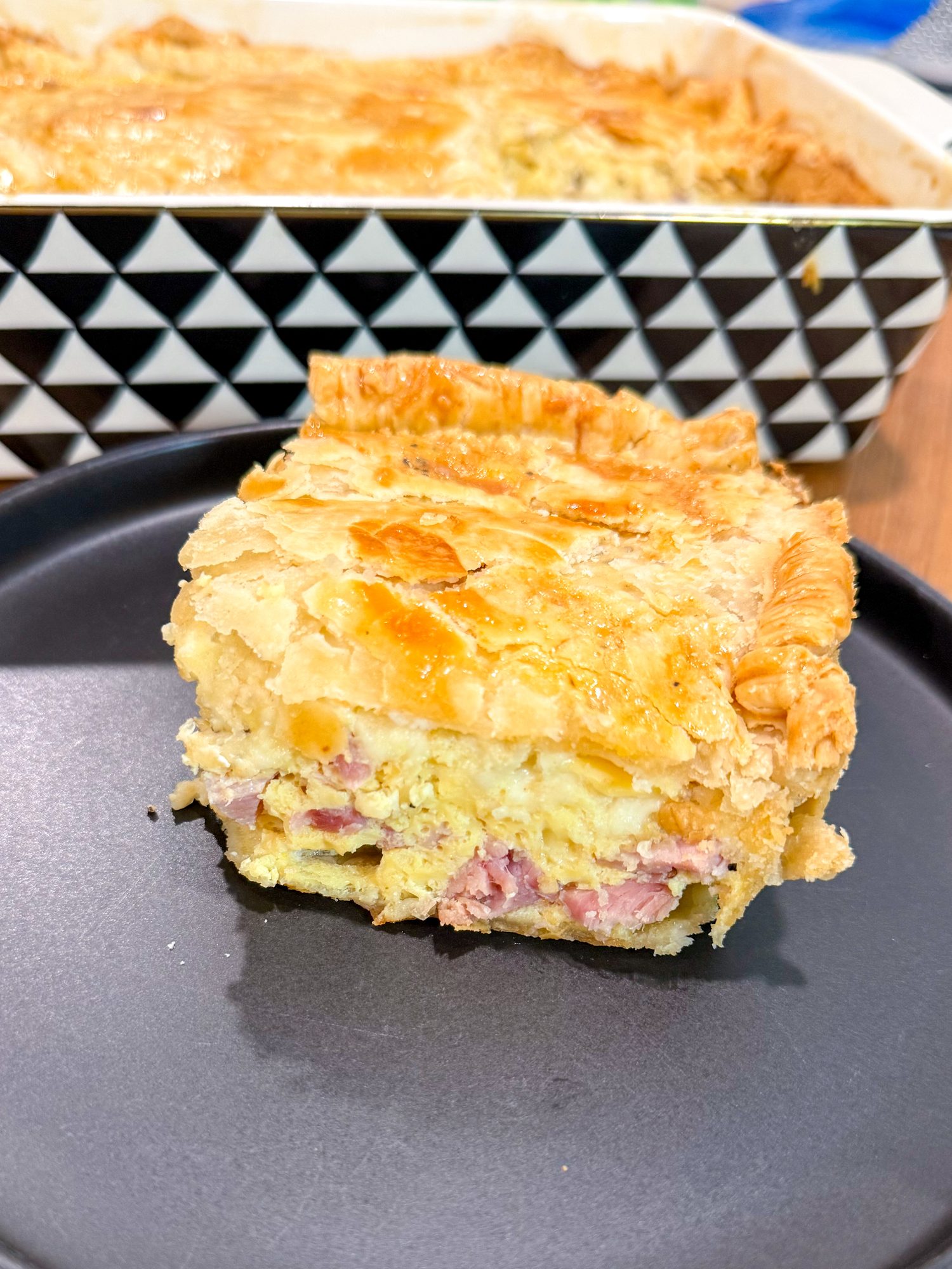 Ham Egg and Cheese Breakfast Bake