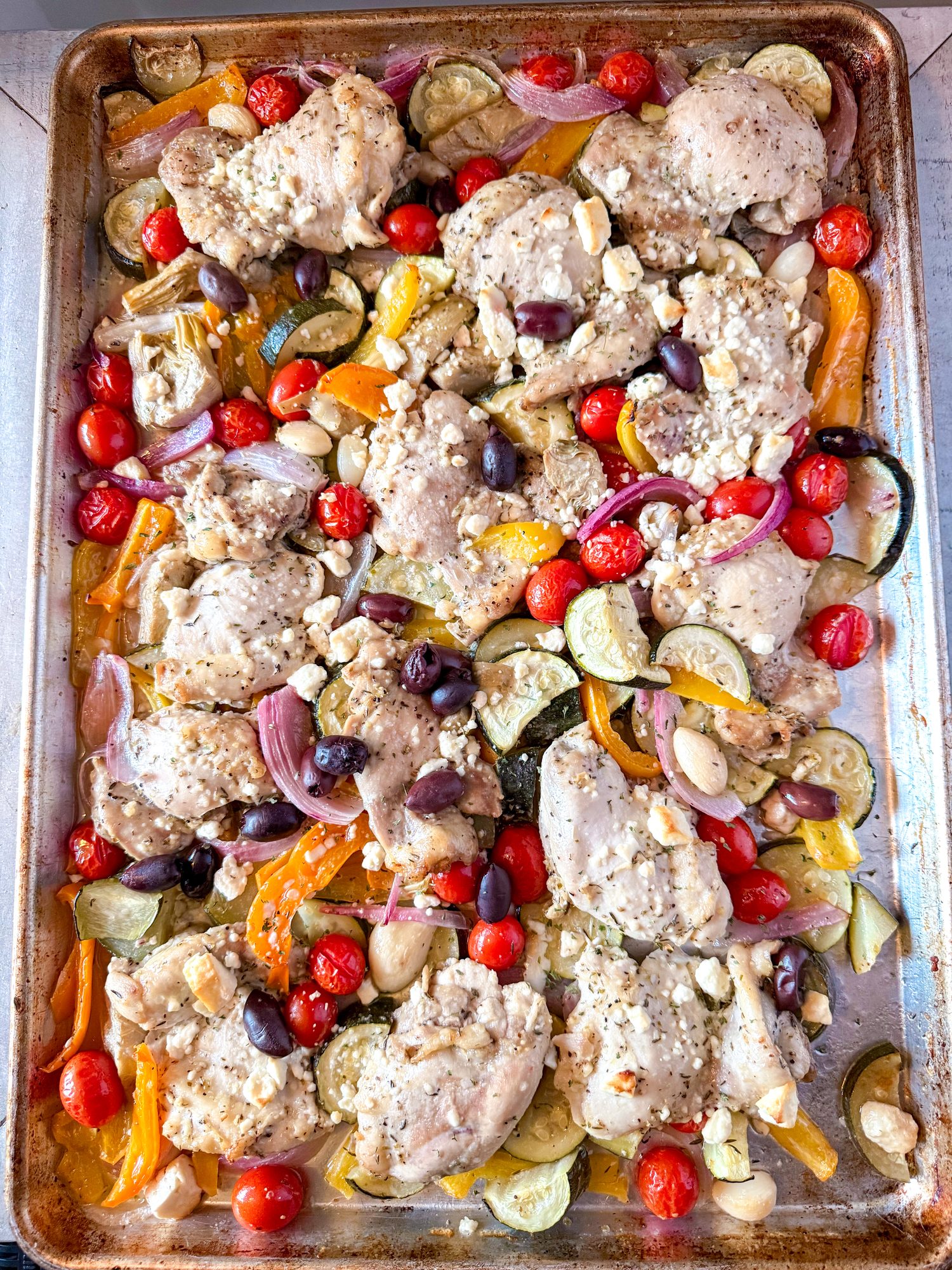 Greek Sheetpan Chicken