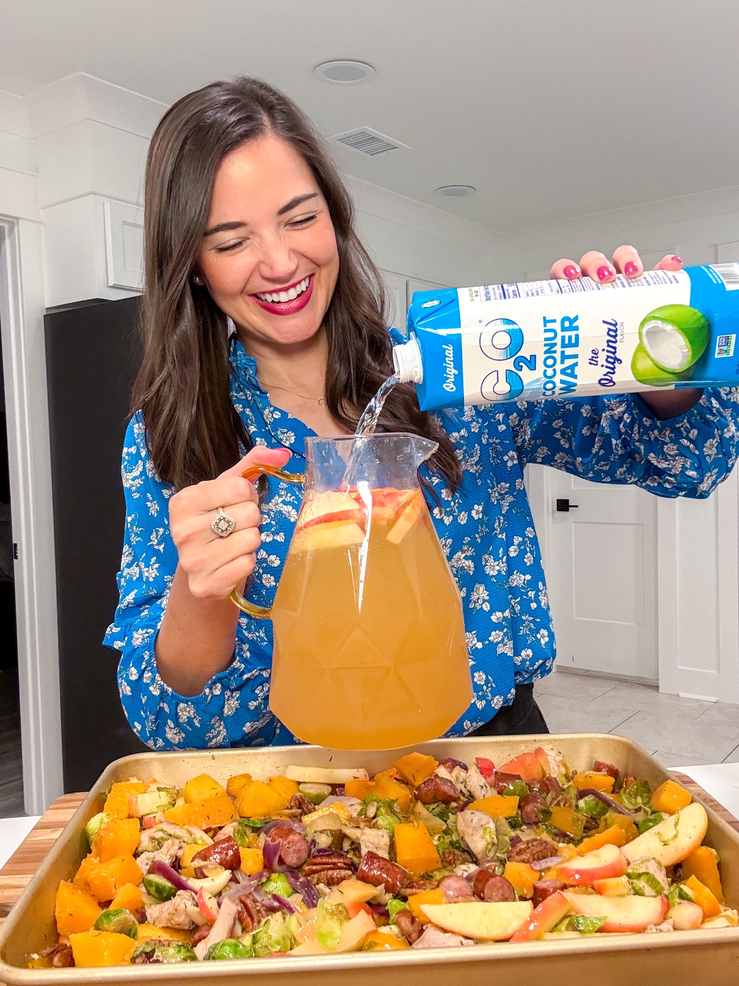 Sheet Pan Maple Rosemary Harvest with Apple Cider Coconut Water photo 1