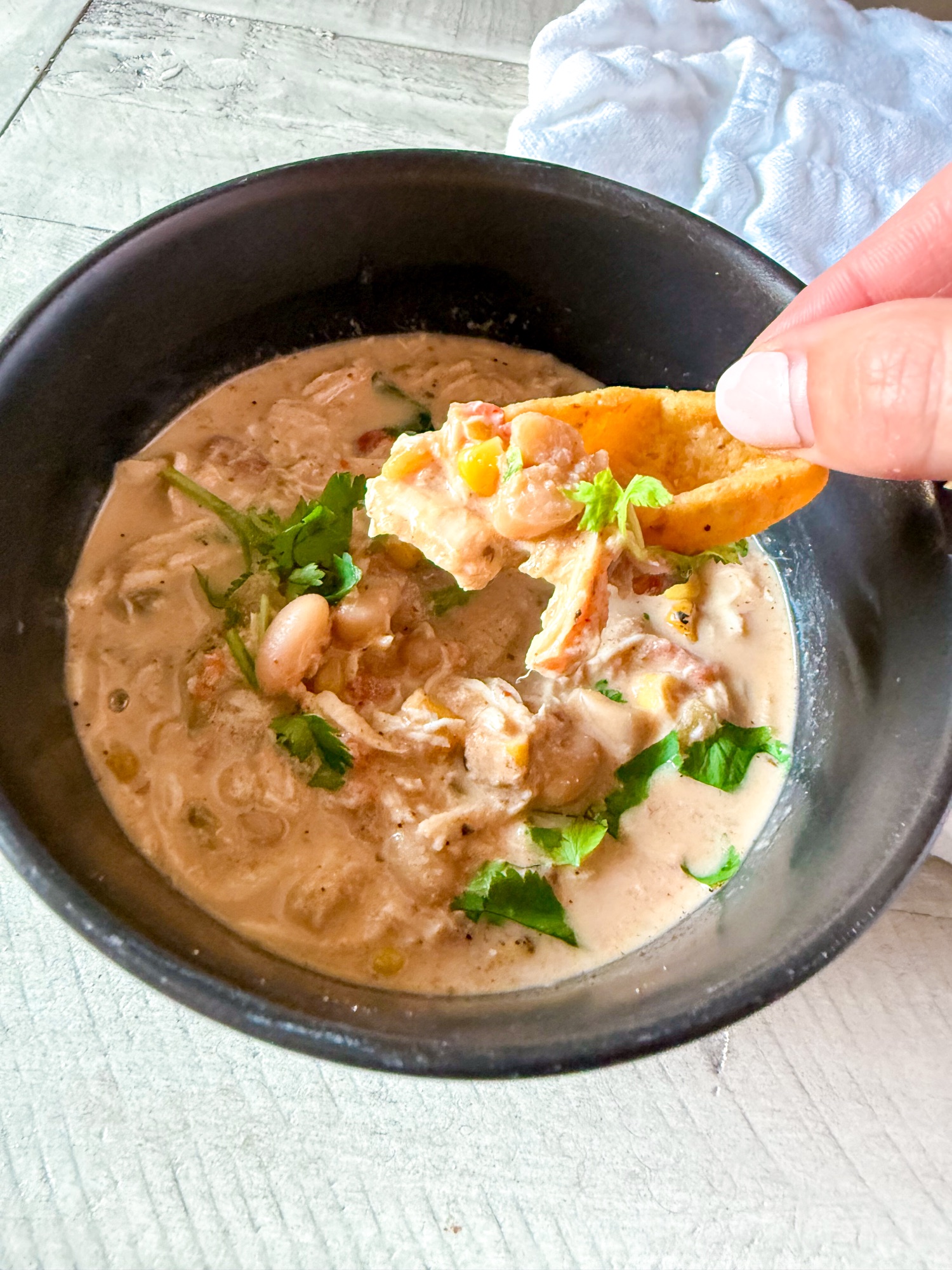 Crockpot White Chicken Chili